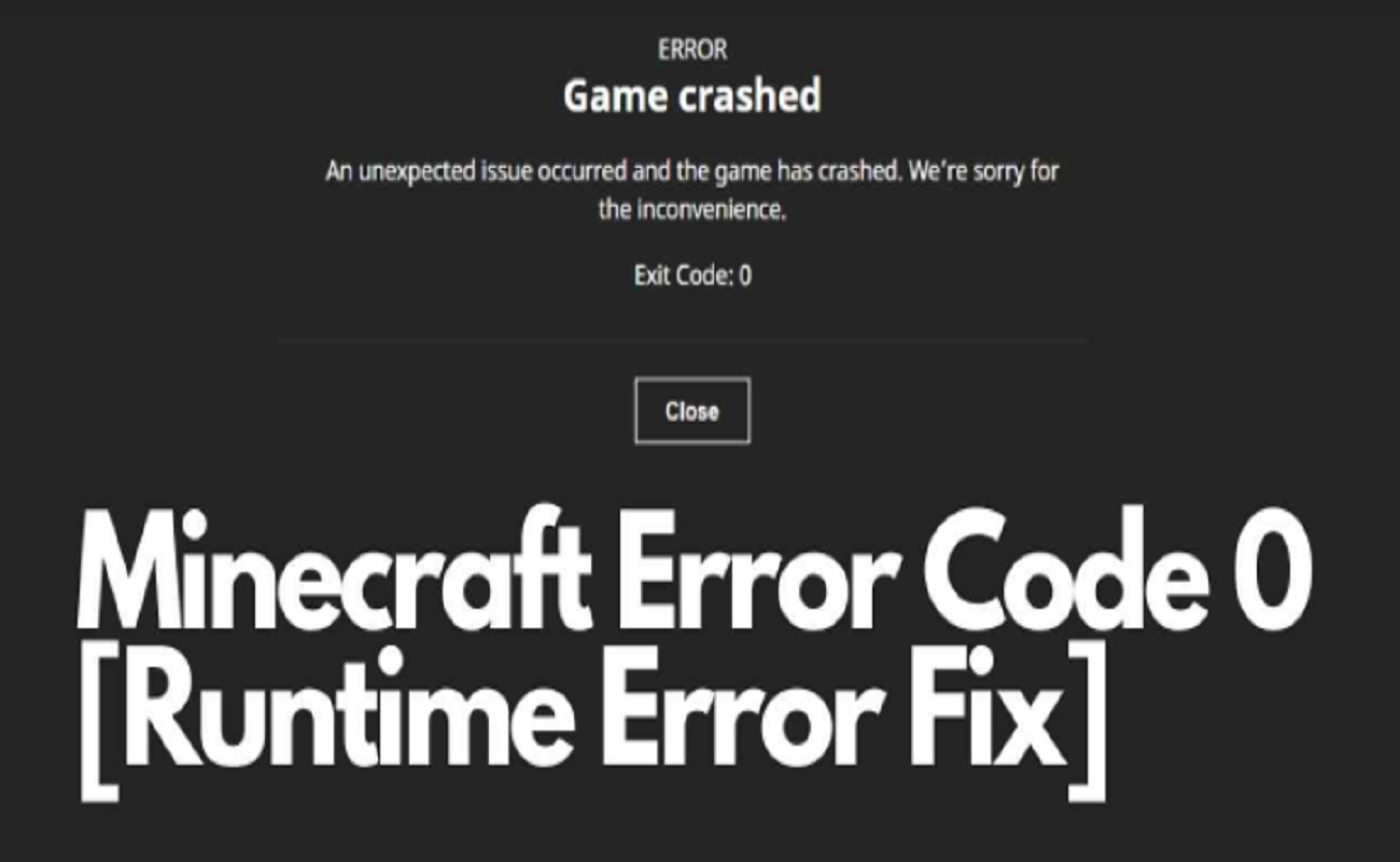 Minecraftの終了コード0 このランタイムエラーの修正は次のとおりです Brunchvirals