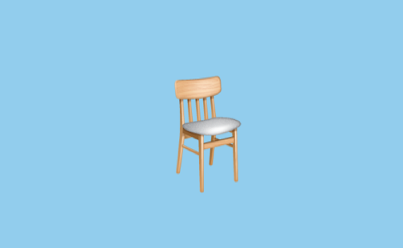 26 Best Chair emoji slang meaning for Living Room
