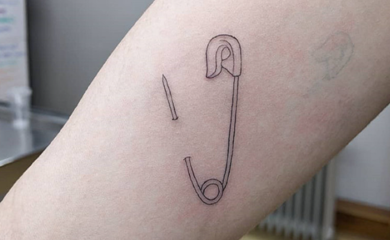 Safety Pin Tattoo Meaning Heres All You Need To Know Brunchvirals