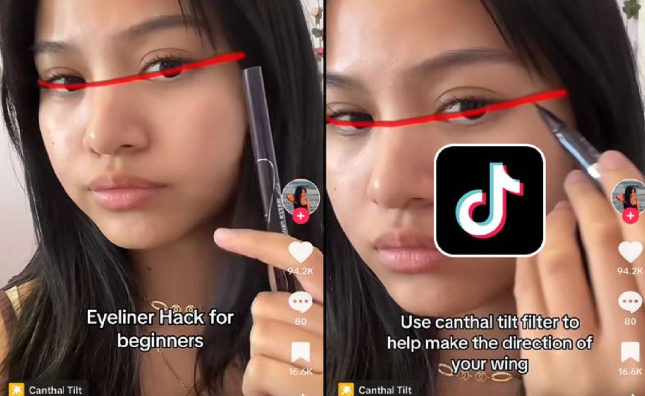 Where To Find Canthal Tilt Eyeliner Filter On TikTok? Explained