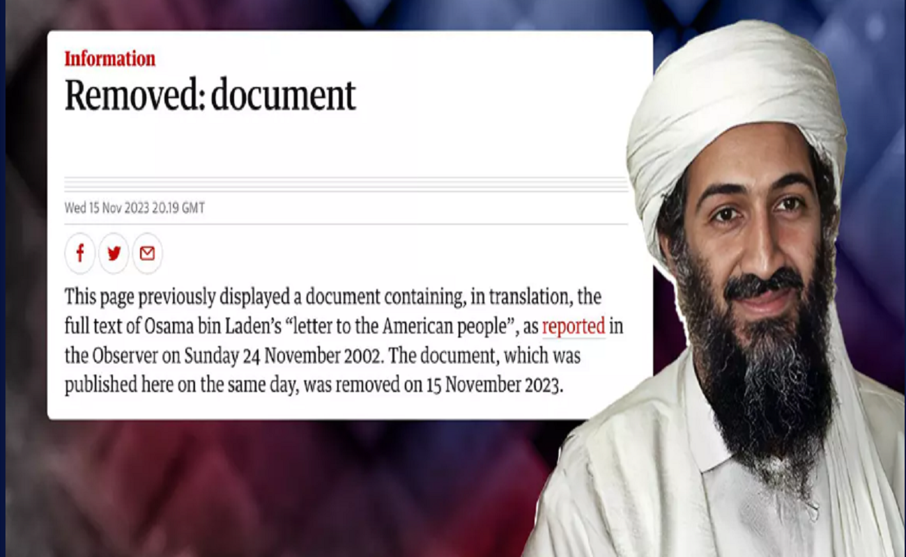 Osama Bin Laden’s Letter To America Reddit – All You Need To Know ...